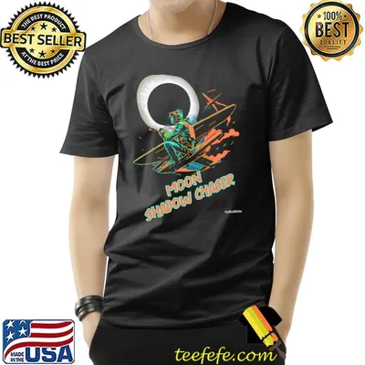 Solar eclipse 2023 Moon shadow chaser shirt