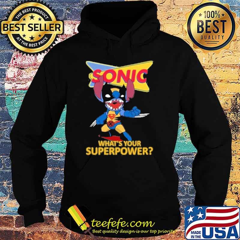 SONIC DRIVE-IN what's your superpower Stitch shirt