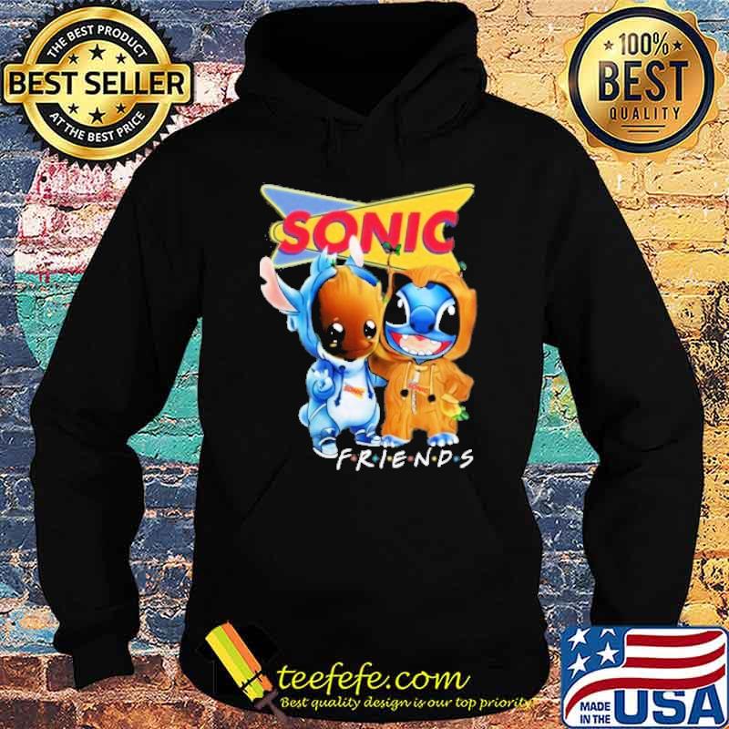 Sonic friends groot and stitch shirt Sonic friends groot and stitch shirt