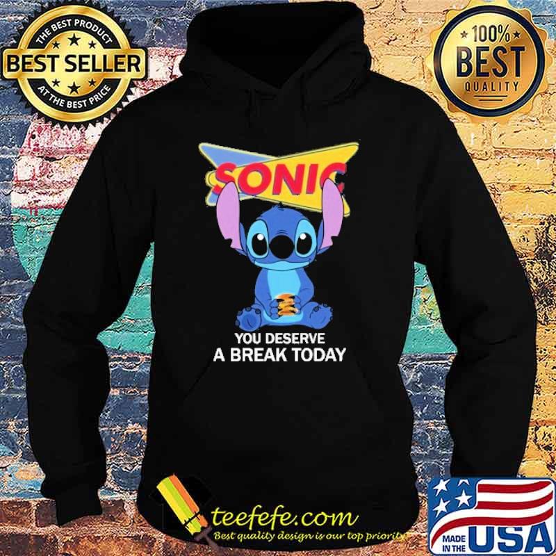 Sonic you deserve a break today stitch shirt