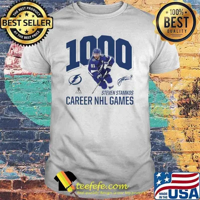 Steven Stamkos Tampa Bay Lightning Fanatics Branded 1000 Career Games signature shirt