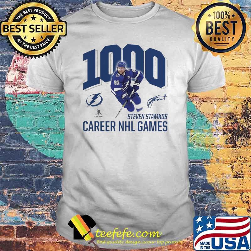 Tampa Bay Lightning NHL Steven Stamkos 1000 Career Points Shirt, hoodie,  sweater, long sleeve and tank top