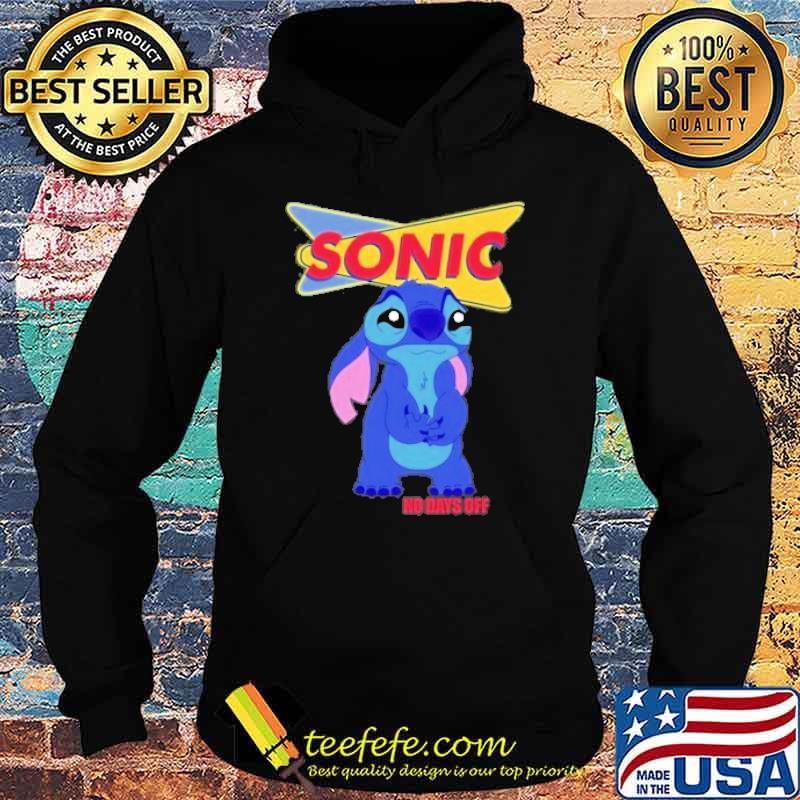 Stitch sonic no days off shirt Stitch sonic no days off shirt