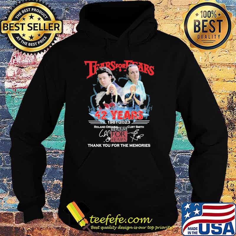 Tears for Fears 42 years 1981-2020 thank you for the memories signatures shirt Tears for Fears 42 years 1981-2020 thank you for the memories signatures shirt