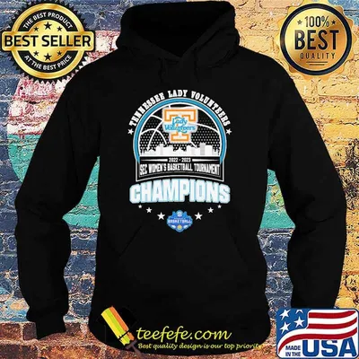 Tennessee lady volunteers 2022-2023 sec women's basketball tournament champins basketball shirt
