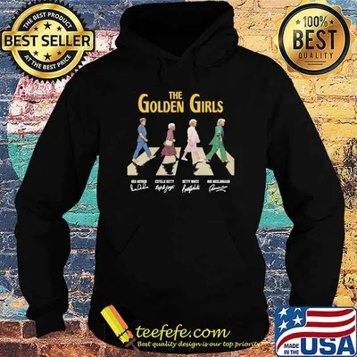 The Golden girls signatures Walking Abbey Road shirt