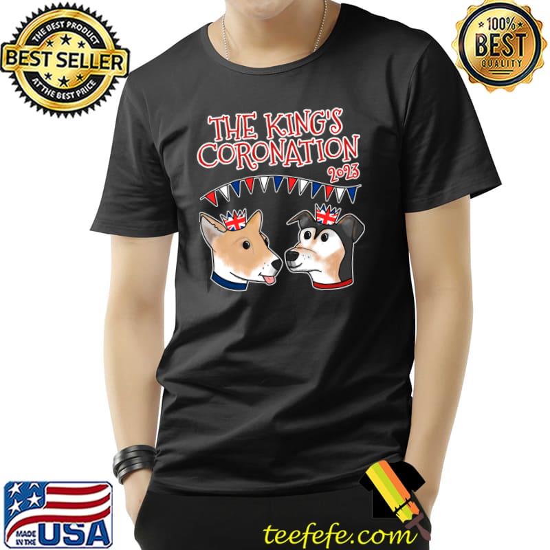 The Kings Coronation 2023 Dogs Uk Flag Celebrate T-Shirt Unisex The Kings Coronation 2023 Dogs Uk Flag Celebrate T-Shirt Unisex
