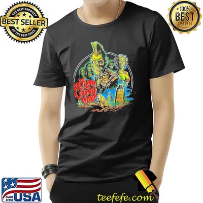 The return of the living dead skull shirt