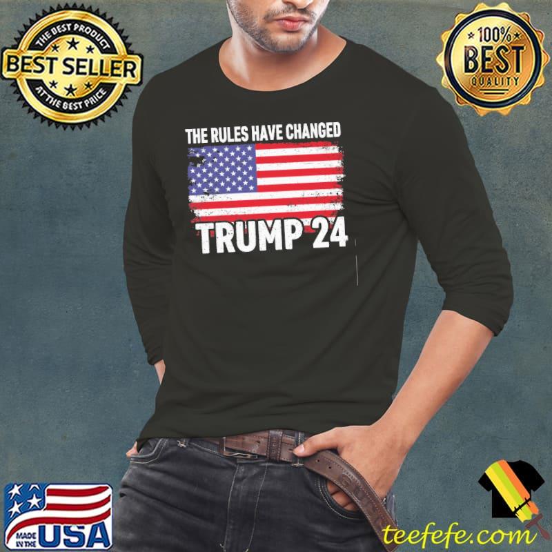 The rules have changed Trump 24 America flag shirt