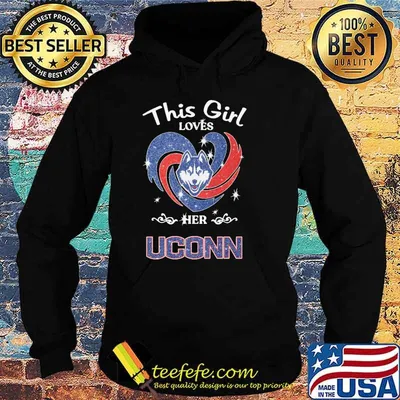 This girl loves her Uconn diamond heart shirt