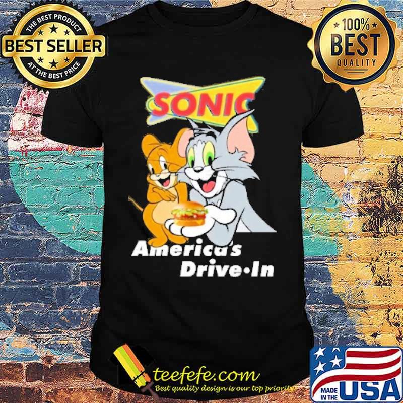 Tom and Jerry sonic America's drive in s Unisex Tom and Jerry sonic America's drive in s Unisex
