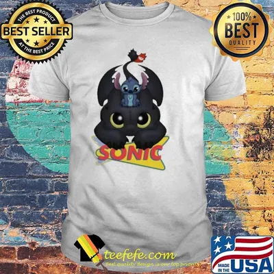 Toothless and Stitch SONIC DRIVE-IN shirt
