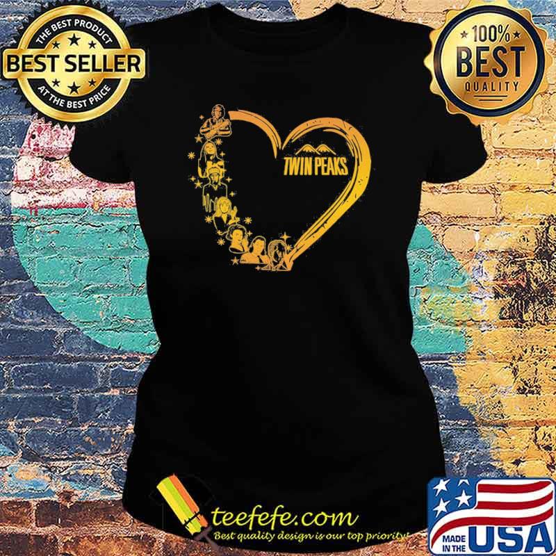Twin Peaks band music love heart diamond s Ladies tee Twin Peaks band music love heart diamond s Ladies tee