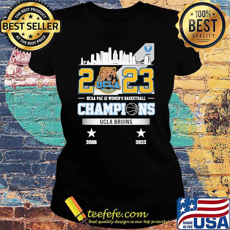 UCLA 2023 Bruins NCAA PAC 12 women's basketball champions s Ladies tee UCLA 2023 Bruins NCAA PAC 12 women's basketball champions s Ladies tee