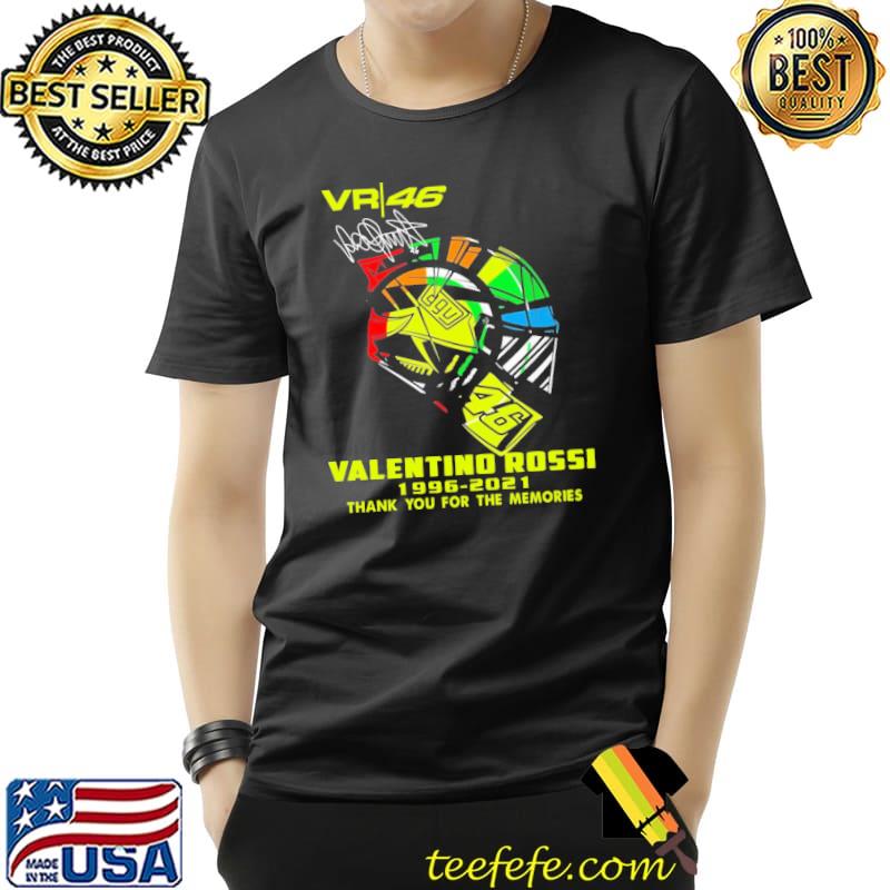 Var 46 Valentino Rossi 1996-2021 thank you for the memories shirt