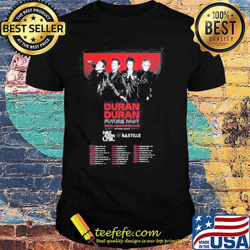Vintage Duran The Future Past North American Tour 2023 T-Shirt Unisex Vintage Duran The Future Past North American Tour 2023 T-Shirt Unisex