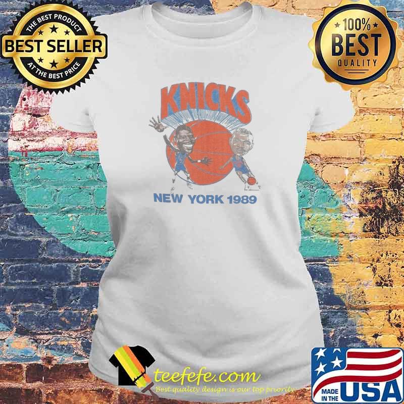 Vintage Patrick Ewing & Mark Jackson 1989 New York Knicks s Laides tee Vintage Patrick Ewing & Mark Jackson 1989 New York Knicks s Laides tee