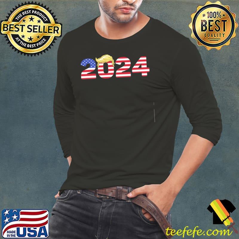 Vote for Trump 2024 America flag shirt