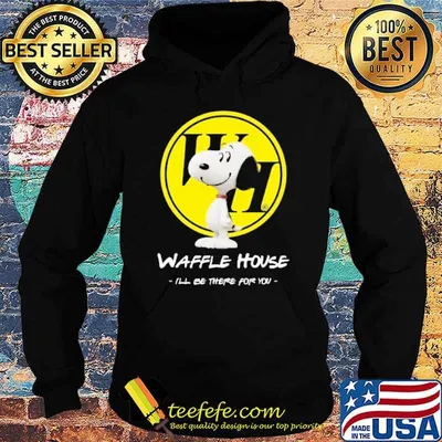 Waffle house I'll be there for you snoopy shirt