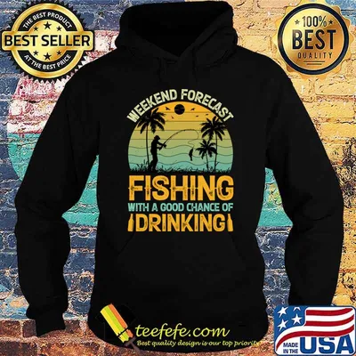 Weekend forecast fishing with a chance of drinking summer vintage T-Shirt