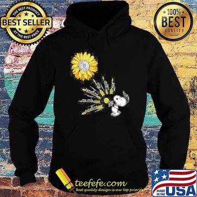 You are my sunshine sunflower snoopy shirt