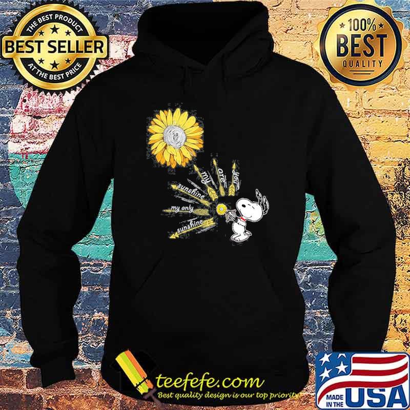 You are my sunshine sunflower snoopy shirt