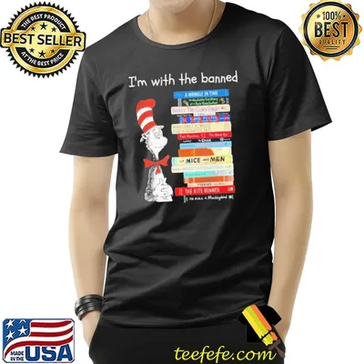 2023 I'm with the banned the kite runner Dr Seuss shirt