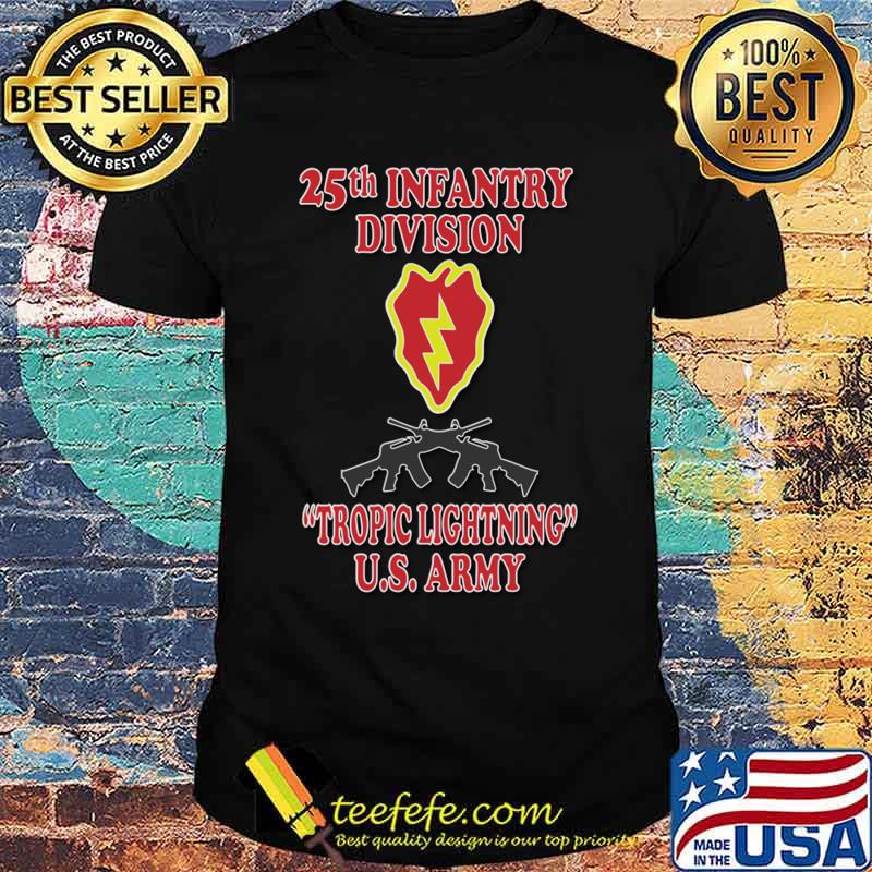 25th Infantry Division Tropic Lightning Us Army Symvol T-Shirt Unisex 25th Infantry Division Tropic Lightning Us Army Symvol T-Shirt Unisex