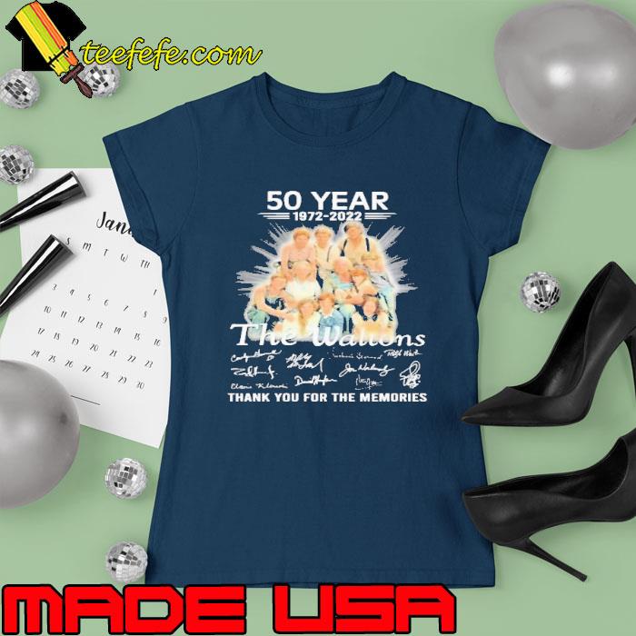 50 years 1972 2022 The Waltons thank you for the memories signature s Ladies tee 50 years 1972 2022 The Waltons thank you for the memories signature s Ladies tee