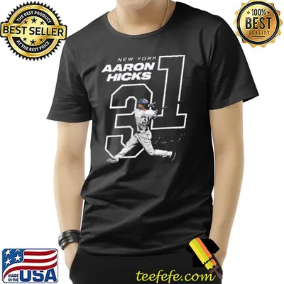 Aaron Hicks Offset Baseball New York signature shirt