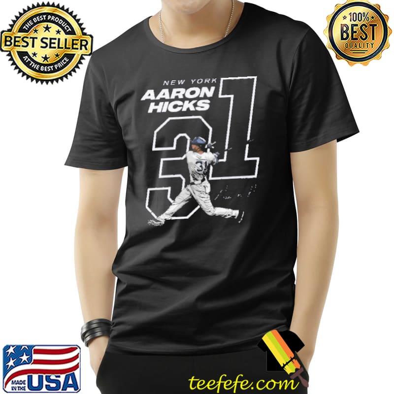 Aaron Hicks Offset Baseball New York signature shirt