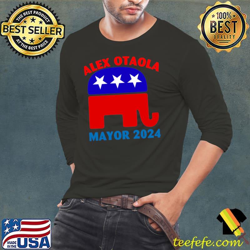 Alex Otaola For Mayor 2024 Elephant Vote Republican T-Shirt Long Sleeve Tee Alex Otaola For Mayor 2024 Elephant Vote Republican T-Shirt Long Sleeve Tee