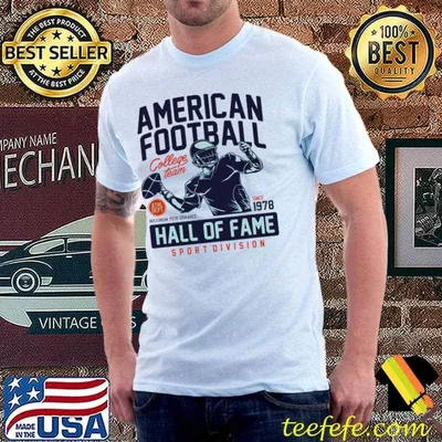 American Football Hall Of Fame Sport Division 1978 T-Shirt