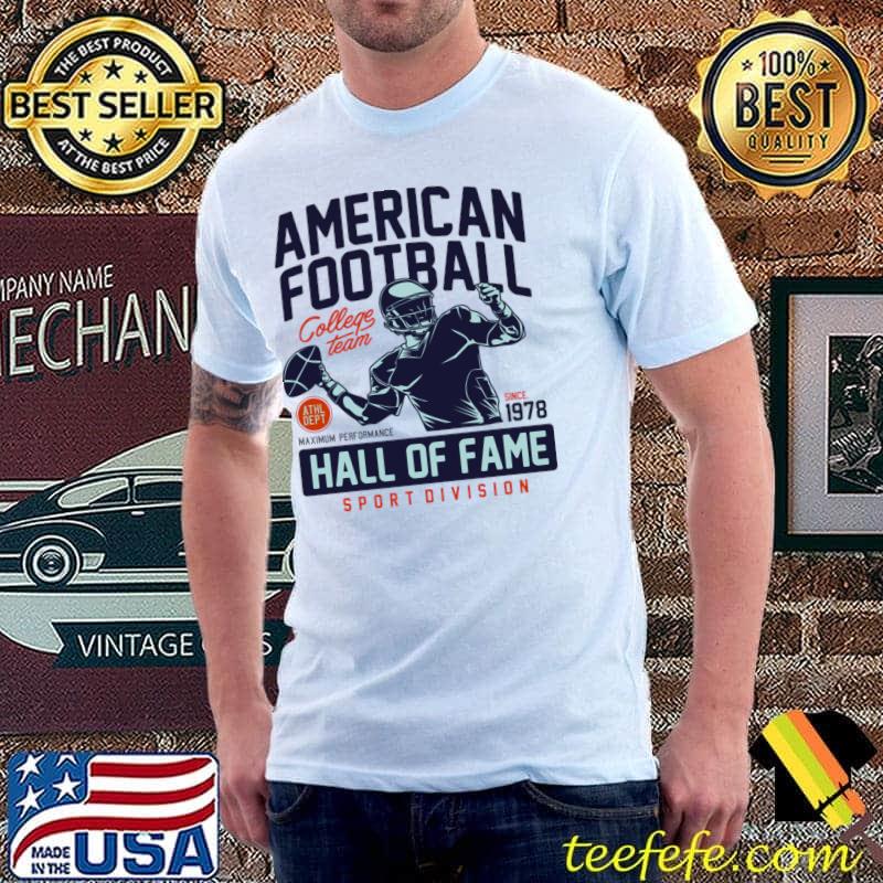 American Football Hall Of Fame Sport Division 1978 T-Shirt