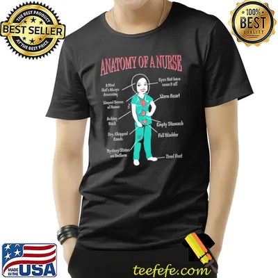 Anatomy Of A Nurse For Christmas A Mind That's Always Assessing Aching Back T-Shirt