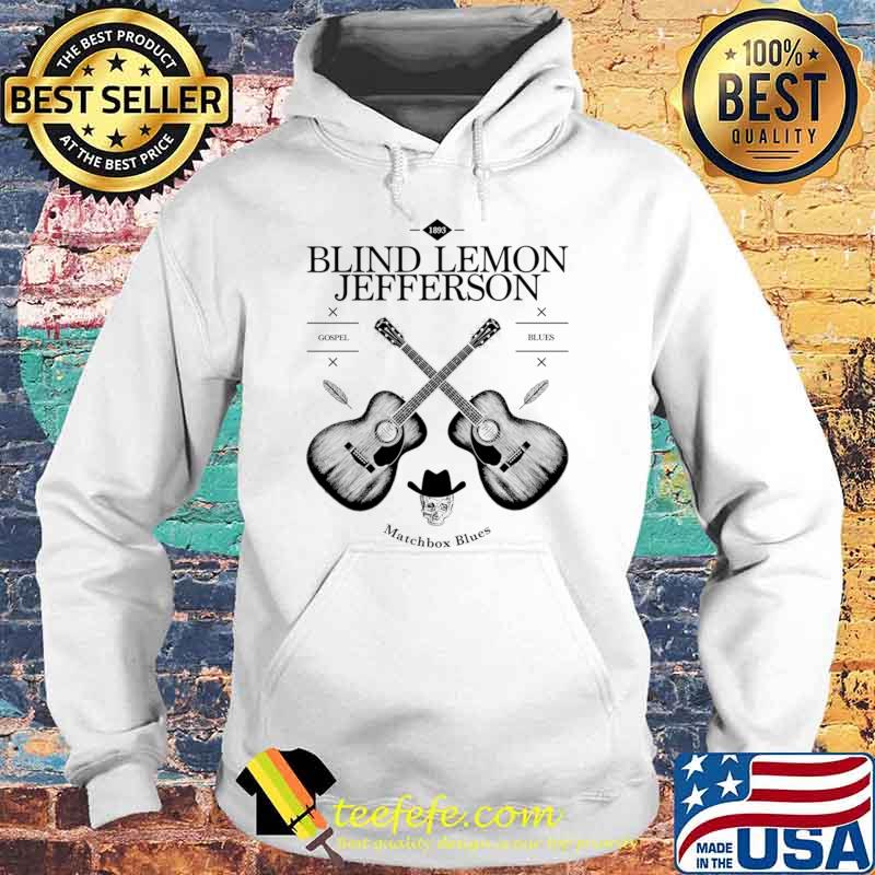 Blind Lemon Jefferson Acoustic Matchbox Blues Guitar Skull Logo T-Shirt Hoodie Blind Lemon Jefferson Acoustic Matchbox Blues Guitar Skull Logo T-Shirt Hoodie