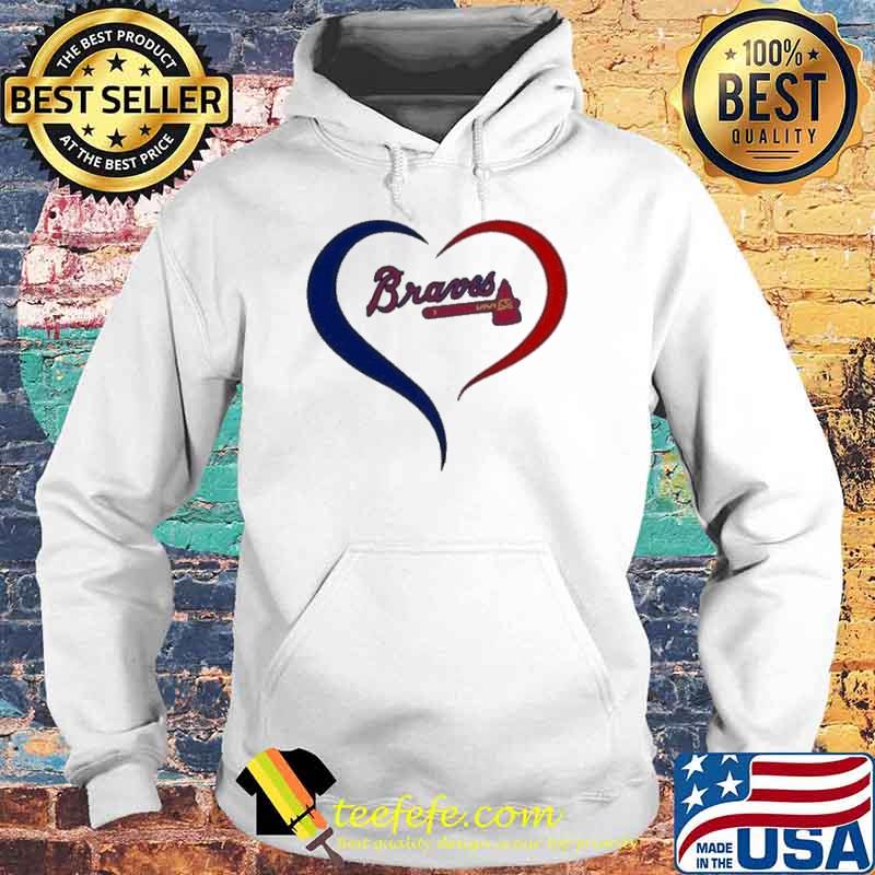 Braves sport love heart s Hoodie Braves sport love heart s Hoodie