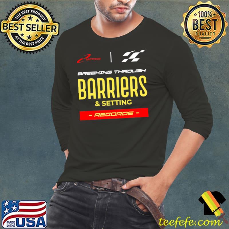 Breaking through barriers and setting records f1 motorsport T-Shirt Long Sleeve Tee Breaking through barriers and setting records f1 motorsport T-Shirt Long Sleeve Tee