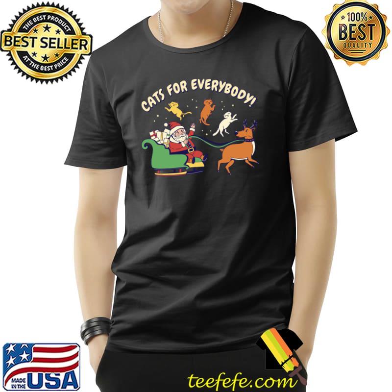 Cats For Everybody Purrfect Delivery Santa's Kitten Express T-Shirt