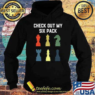 Check Out My Six Pack Chess Gift For Chess Lover Retro T-Shirt