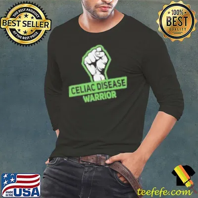 Copy of Celiac Disease Warrior strong hand shirt