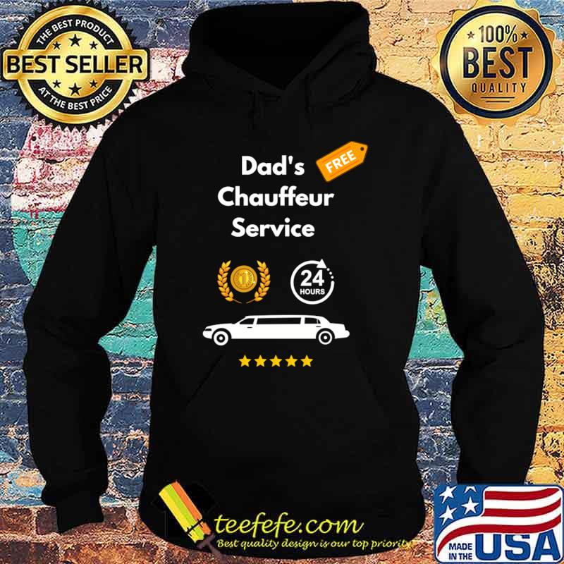Dad's Chauffeur Service 24 Hourss Taxi Limousine Five Stars T-Shirt