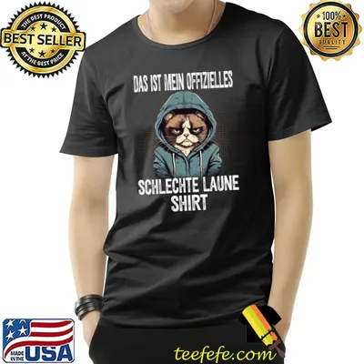 Das Ist Mein Offizielles Schlechte Laune Lustiger Spruch Katze T-Shirt
