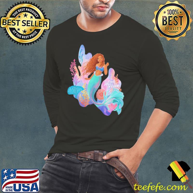 Disney The Little Mermaid Ariel Find Your Voice s Long Sleeve Tee Disney The Little Mermaid Ariel Find Your Voice s Long Sleeve Tee