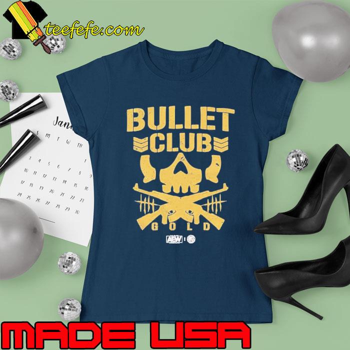Drainmaker Aew x njpw bullet club gold s Ladies tee Drainmaker Aew x njpw bullet club gold s Ladies tee