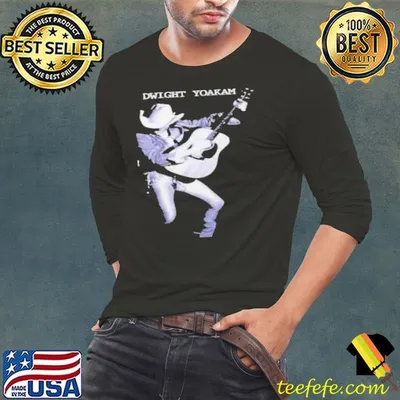 Dwight Yoakam play guitar music legend shirt