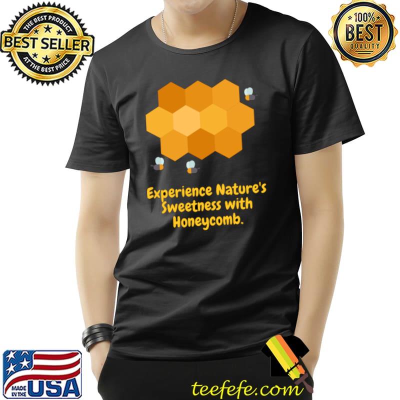 Experience Nature's Sweetness With Honeycomb Bees T-Shirt