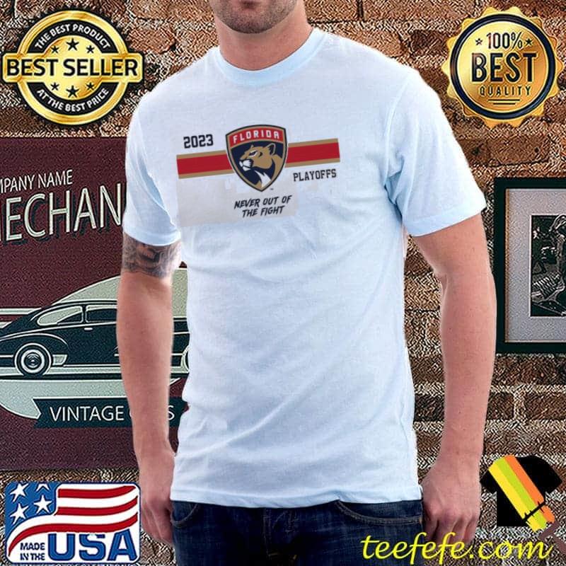 Florida Panthers 2023 Stanley Cup Playoff Away Crest Shirt