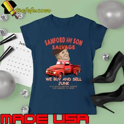 Fred Sanford And Son Salvage We Buy And Sell Junk Car Red T-Shirt