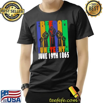 Freedom Juneteenth June 19th 1865 Black Freedom Independence Vintage T-Shirt